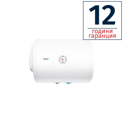 БОЙЛЕР TEDAN STANDARD INOX 50л,  хоризонтален, неръждаем, ел. изводи отляво, тръби отдолу, 2kW